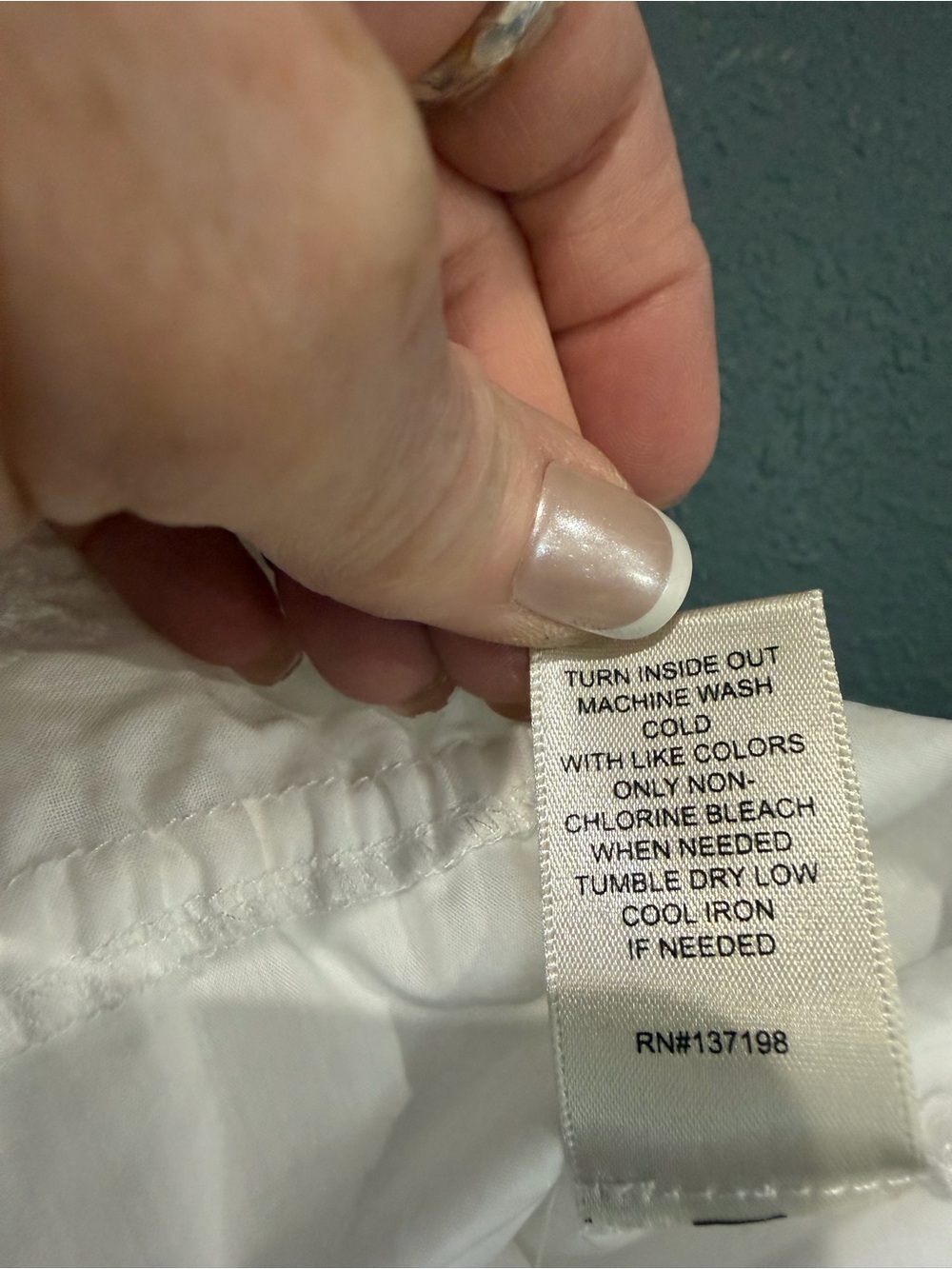 Joie Women's White Eyelet Peasant Blouse with Tie Front NWT - Picture 7 of 8